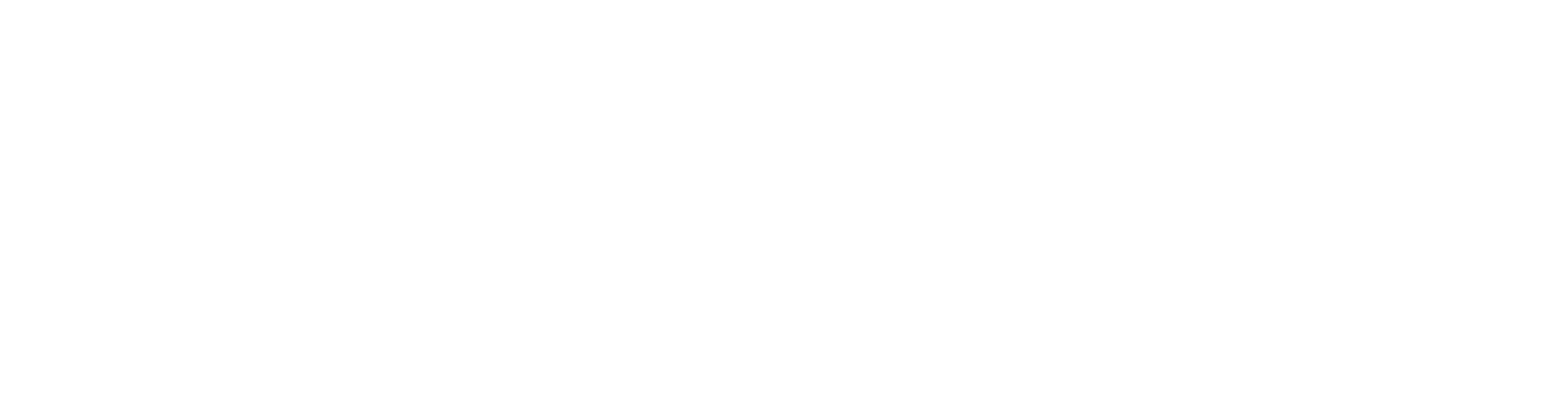 A white logo featuring a cross and two hands within a circular design next to the text Heaven Is True on a transparent background.